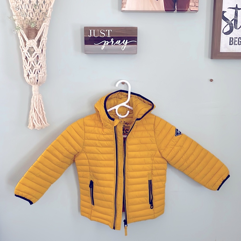 Yellow Puffer Coat